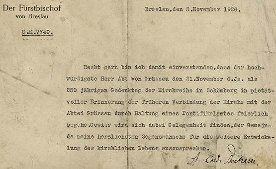 Schömberg Fürstbischof